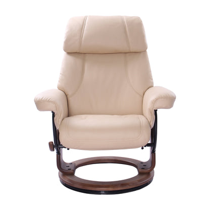 Fauteuil inclinable Ramadi Comfort avec pouf assorti