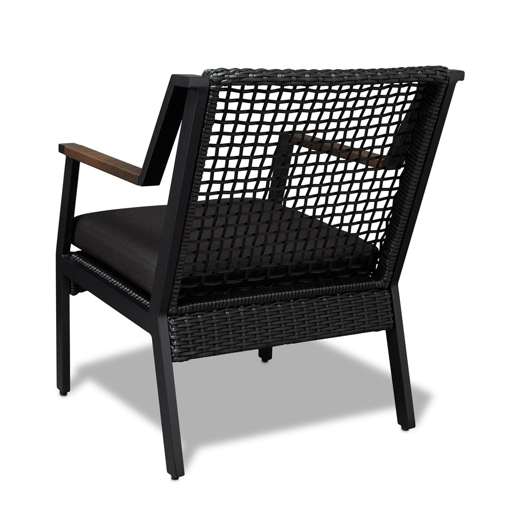 Lot de deux chaises Calvin 25.25 noires de Real Flame