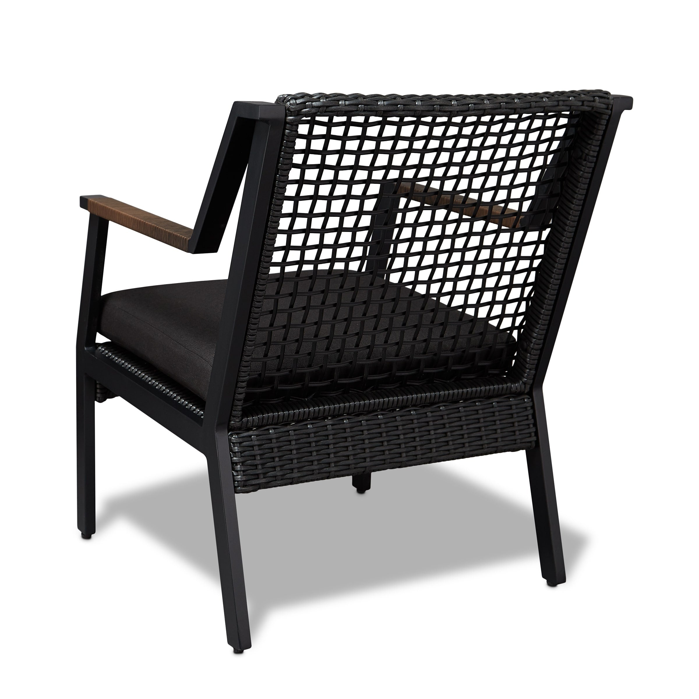 Lot de deux chaises Calvin 25.25 noires de Real Flame