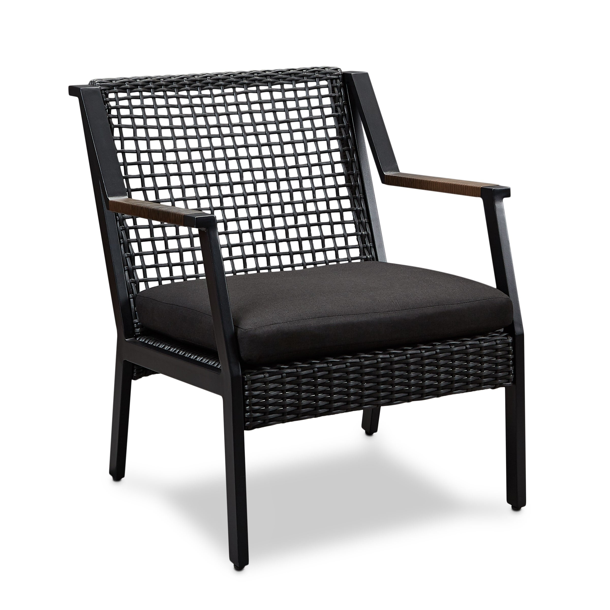 Lot de deux chaises Calvin 25.25 noires de Real Flame