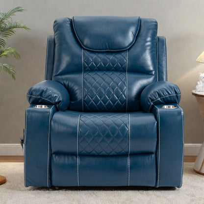 Fauteuil inclinable - Capacité de 181 kg, double moteur OKIN, massage/chauffage - Inclinaison à 180°, position zéro gravité