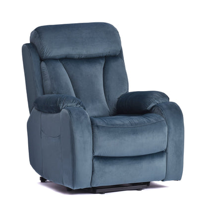 Fauteuil inclinable d'une capacité de 330 lb, siège large avec oreillers rembourrés, télécommande et inclinaison à 180°