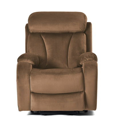 Fauteuil inclinable d'une capacité de 330 lb, siège large avec oreillers rembourrés, télécommande et inclinaison à 180°