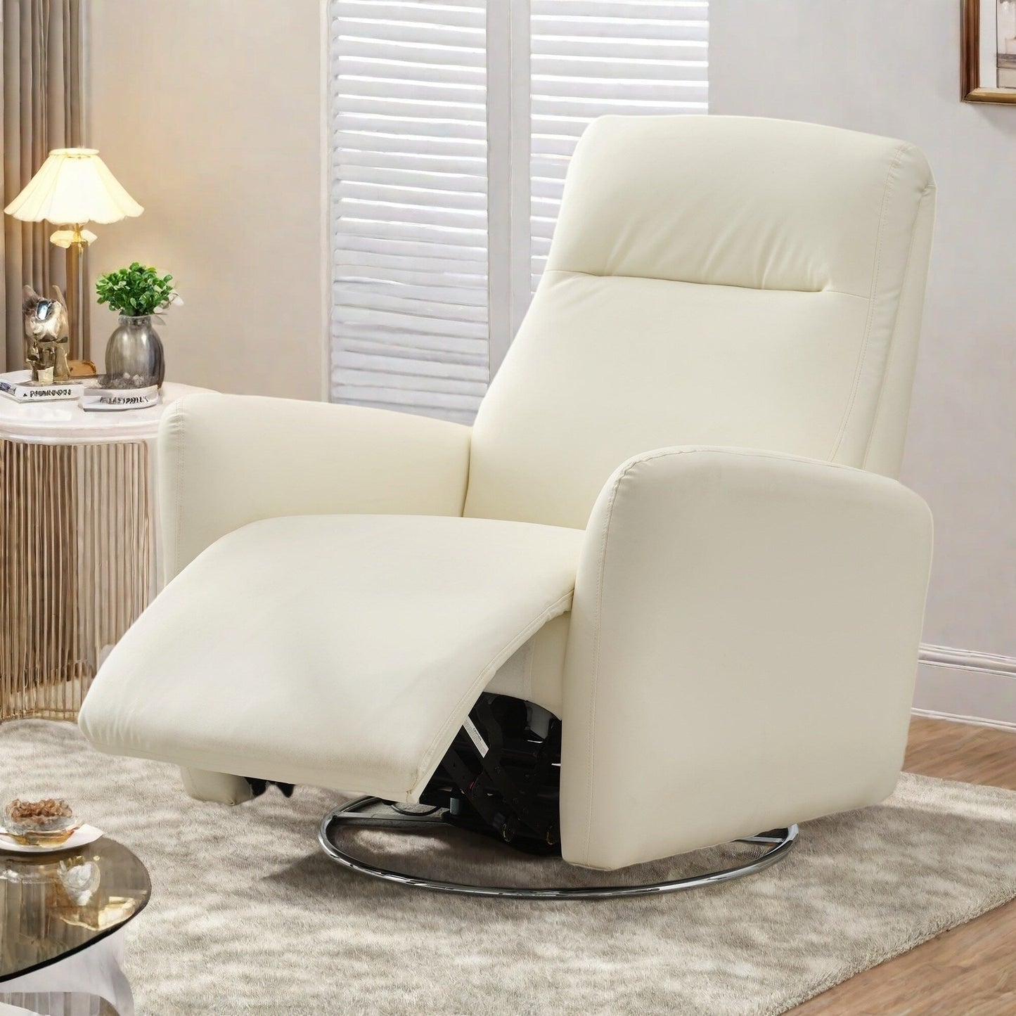 Fauteuil inclinable pivotant à 270°, fonction bascule et montage rapide