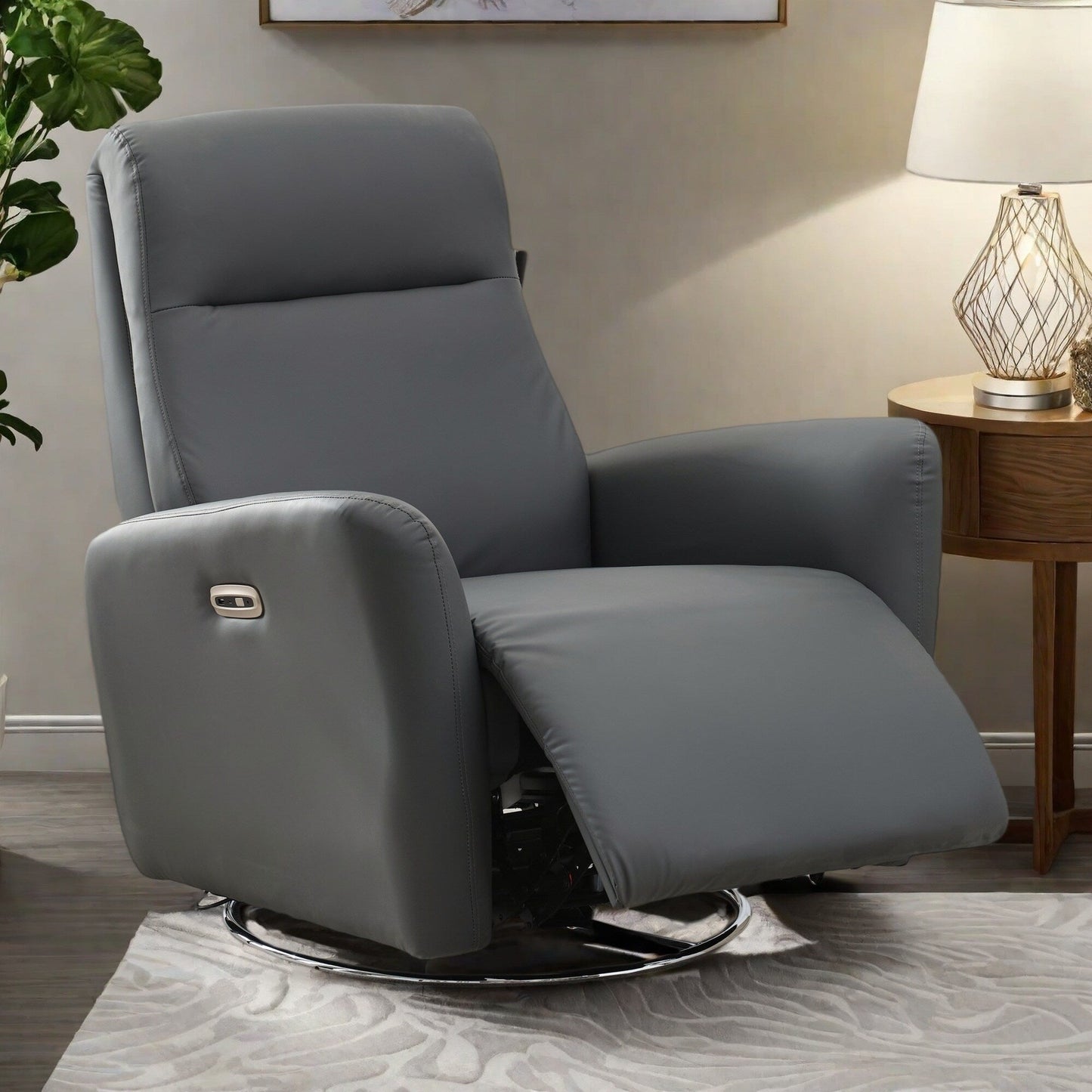 Fauteuil inclinable pivotant à 270°, fonction bascule et montage rapide