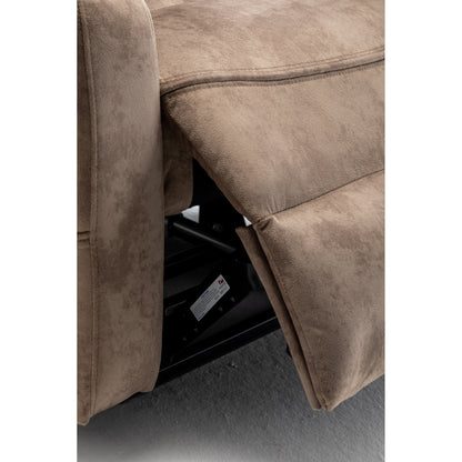 Fauteuil inclinable avec moteur silencieux OKIN - Inclinaison à 180°, télécommande, dossier/repose-pieds séparé