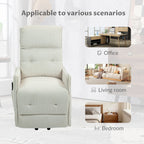 Fauteuil inclinable électrique pour adultes, avec coussin de siège à ressorts ensachés et poche latérale