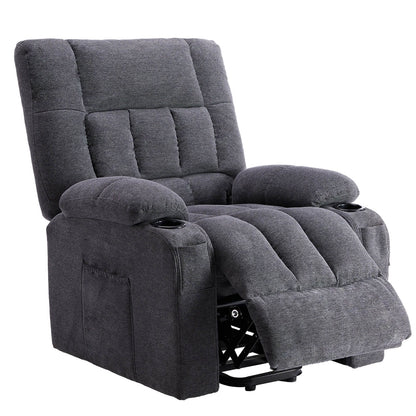 Fauteuil inclinable, fauteuil de massage inclinable avec chauffage, fauteuil électrique releveur pour home cinéma, pour salon