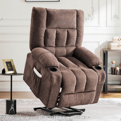 Fauteuil inclinable, fauteuil de massage inclinable avec chauffage, fauteuil électrique releveur pour home cinéma, pour salon