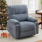 Fauteuil inclinable pivotant à 360 degrés, équipé d'un coussin et d'un dossier moelleux, fauteuil confortable