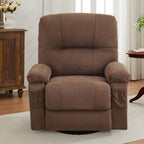 Fauteuil inclinable pivotant à 360 degrés, équipé d'un coussin et d'un dossier moelleux, fauteuil confortable