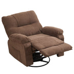 Fauteuil inclinable pivotant à 360 degrés, équipé d'un coussin et d'un dossier moelleux, fauteuil confortable
