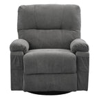 Fauteuil inclinable pivotant à 360 degrés, équipé d'un coussin et d'un dossier moelleux, fauteuil confortable