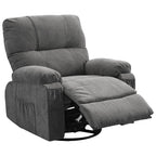 Fauteuil inclinable pivotant à 360 degrés, équipé d'un coussin et d'un dossier moelleux, fauteuil confortable