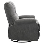 Fauteuil inclinable pivotant à 360 degrés, équipé d'un coussin et d'un dossier moelleux, fauteuil confortable