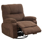 Fauteuil inclinable pivotant à 360 degrés, équipé d'un coussin et d'un dossier moelleux, fauteuil confortable