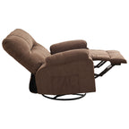 Fauteuil inclinable pivotant à 360 degrés, équipé d'un coussin et d'un dossier moelleux, fauteuil confortable