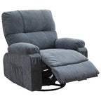 Fauteuil inclinable pivotant à 360 degrés, équipé d'un coussin et d'un dossier moelleux, fauteuil confortable