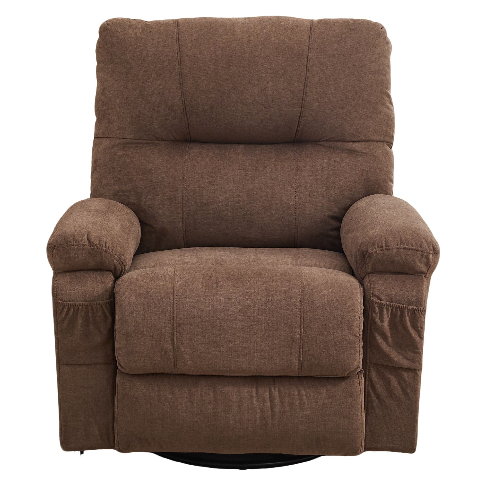Fauteuil inclinable pivotant à 360 degrés, équipé d'un coussin et d'un dossier moelleux, fauteuil confortable