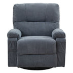 Fauteuil inclinable pivotant à 360 degrés, équipé d'un coussin et d'un dossier moelleux, fauteuil confortable