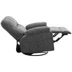 Fauteuil inclinable pivotant à 360 degrés, équipé d'un coussin et d'un dossier moelleux, fauteuil confortable
