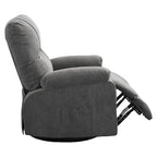 Fauteuil inclinable pivotant à 360 degrés, équipé d'un coussin et d'un dossier moelleux, fauteuil confortable