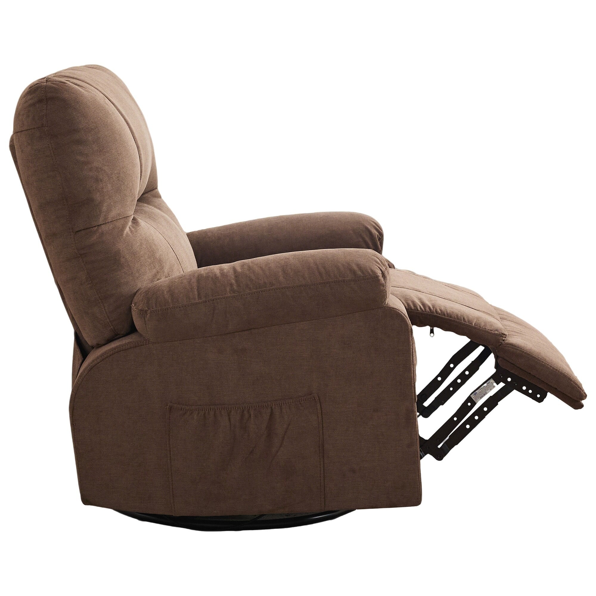 Fauteuil inclinable pivotant à 360 degrés, équipé d'un coussin et d'un dossier moelleux, fauteuil confortable