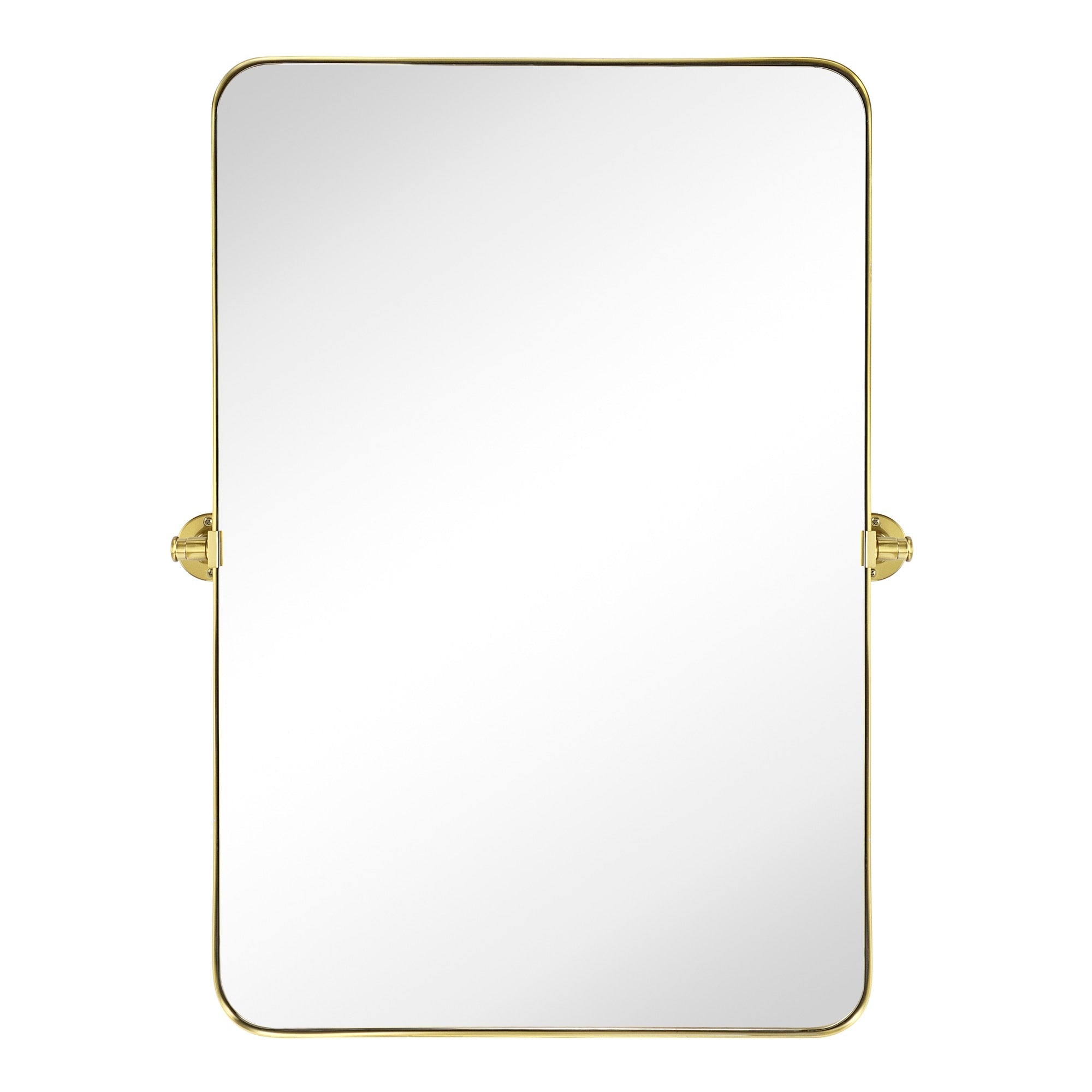 Miroir mural rectangulaire pivotant et inclinable en métal TEHOME Jonathan