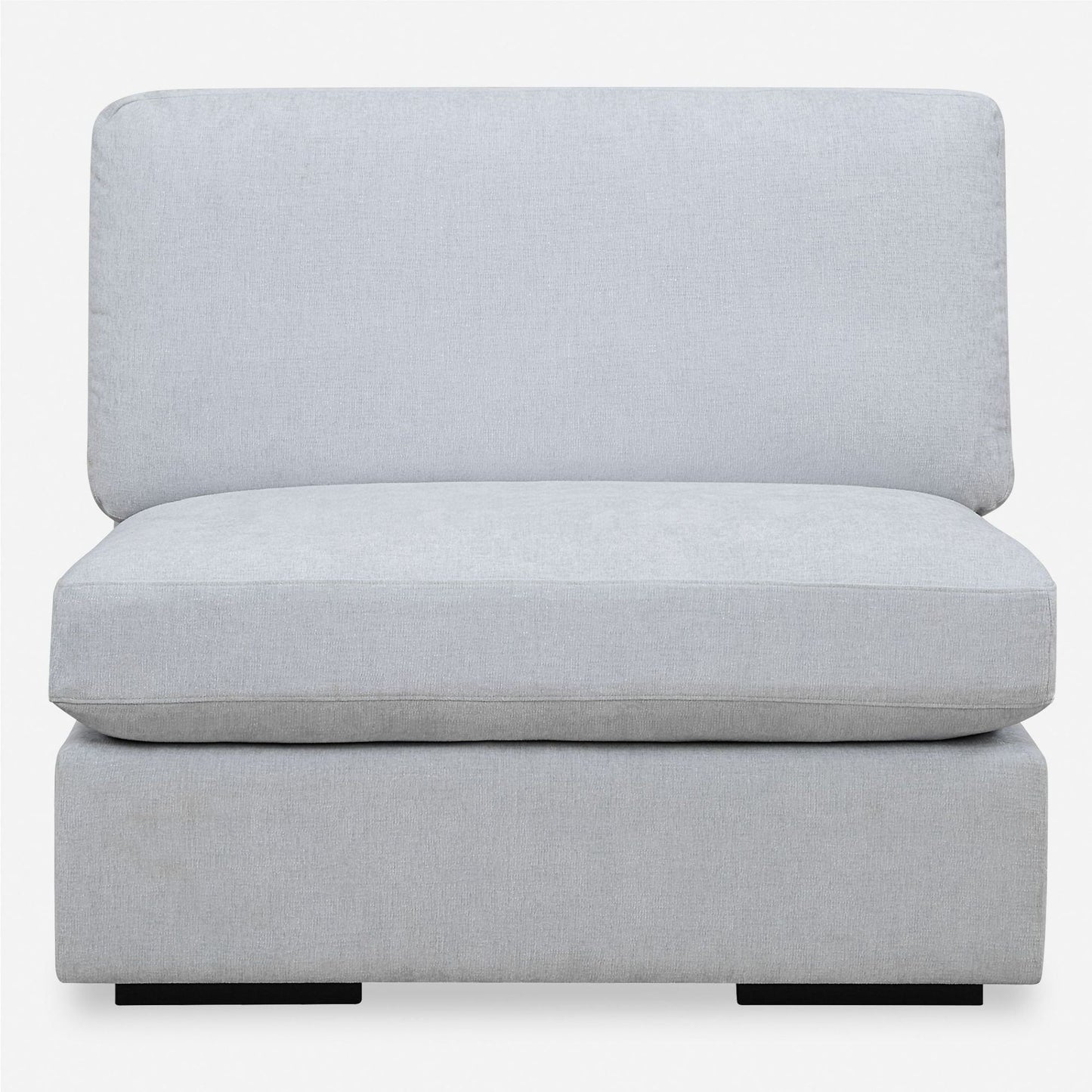 Siège modulaire sans accoudoirs Refuge Solid pour canapé sectionnel - 40 - Bleu ciel
