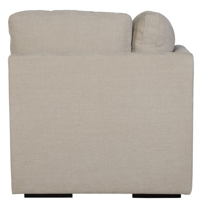 Siège d'angle modulaire solide Refuge pour canapé sectionnel - 37,5 - Gris sable