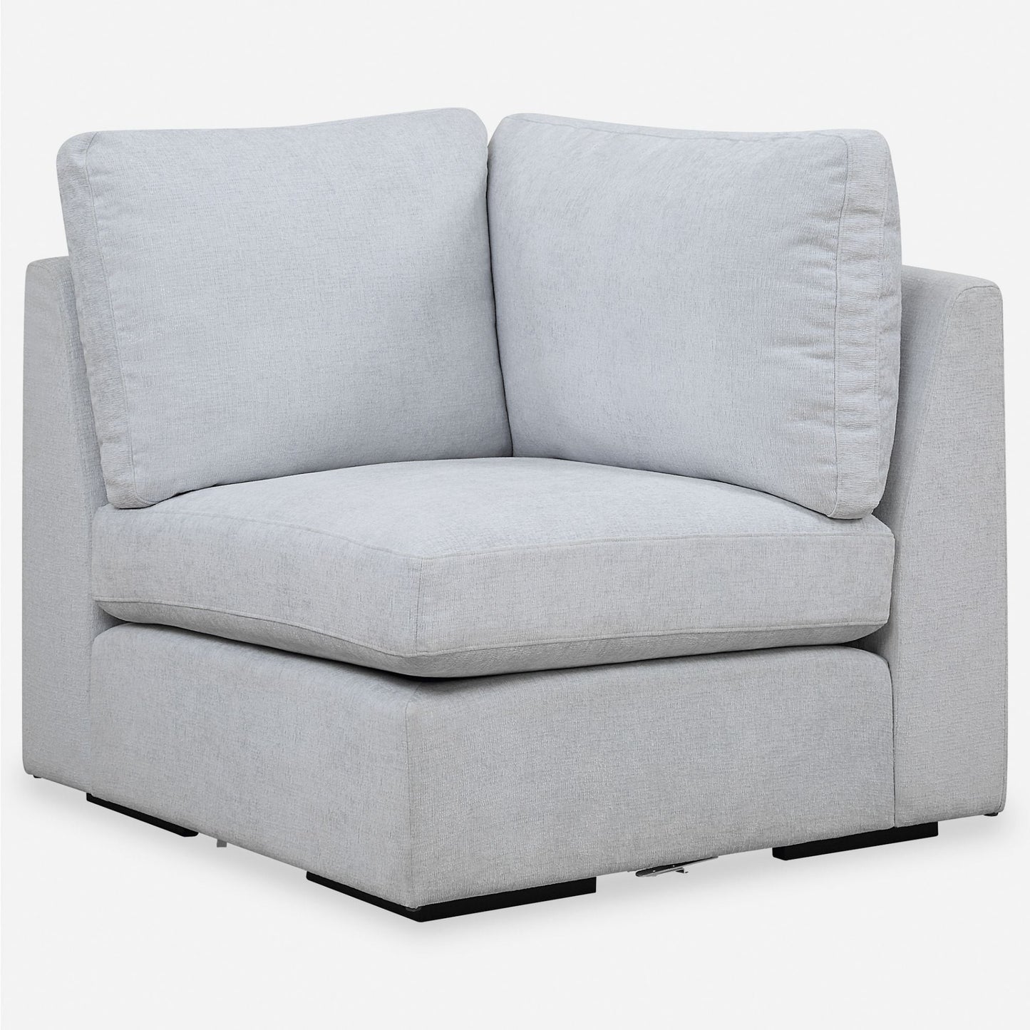 Siège d'angle modulaire solide Refuge pour canapé sectionnel - 37,5 - Bleu ciel