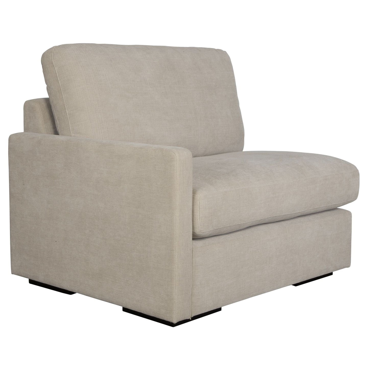 Refuge Solid Modular Accoudoir Gauche pour Canapé Sectionnel - 43,25 - Gris Sable