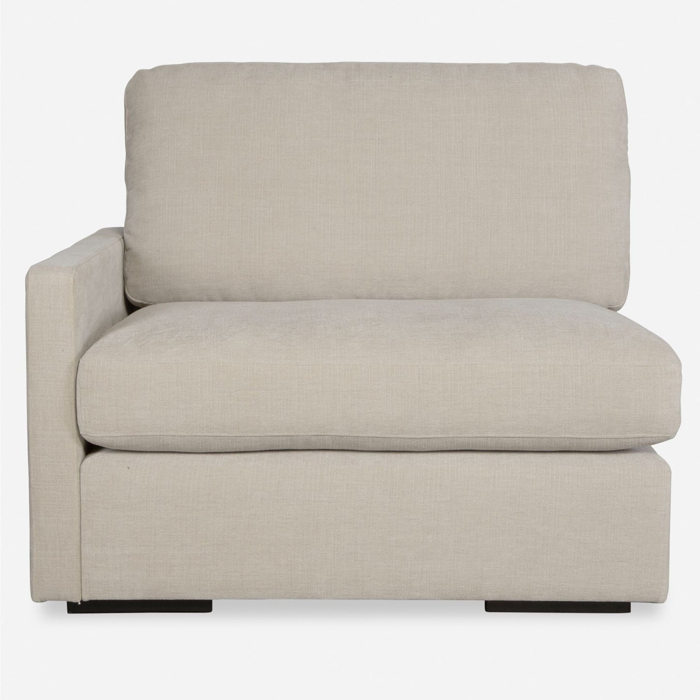 Refuge Solid Modular Accoudoir Gauche pour Canapé Sectionnel - 43,25 - Gris Sable