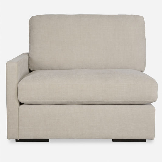 Refuge Solid Modular Accoudoir Gauche pour Canapé Sectionnel - 43,25 - Gris Sable