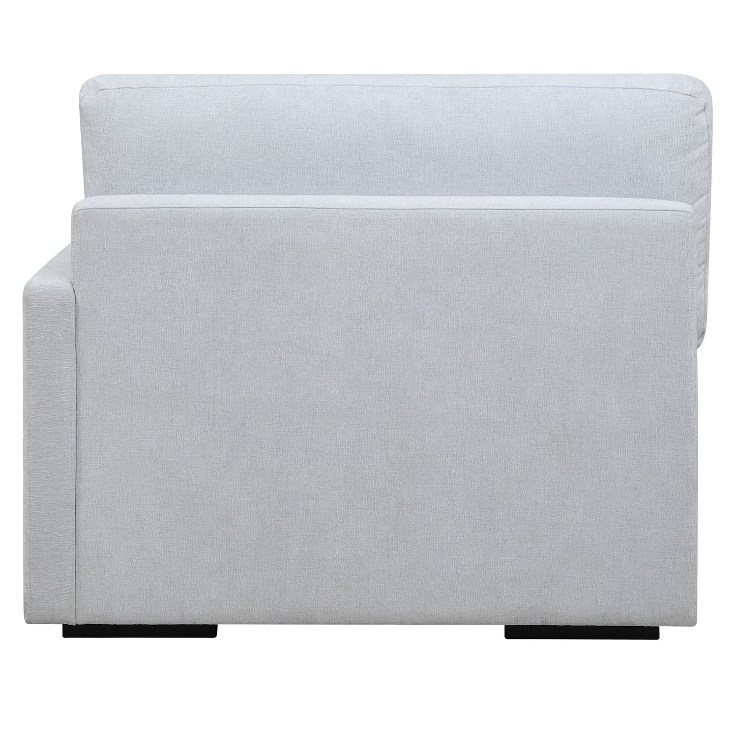 Siège modulaire droit Refuge Solid pour canapé sectionnel - 43,25 po - Bleu ciel