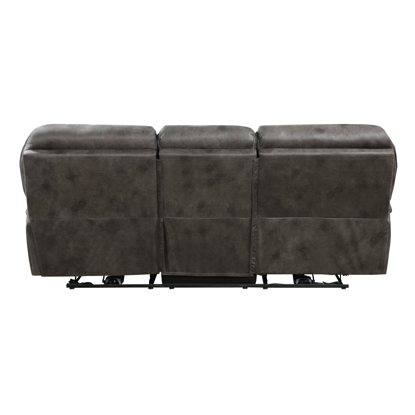 Canapé inclinable électrique double en microfibre Regina