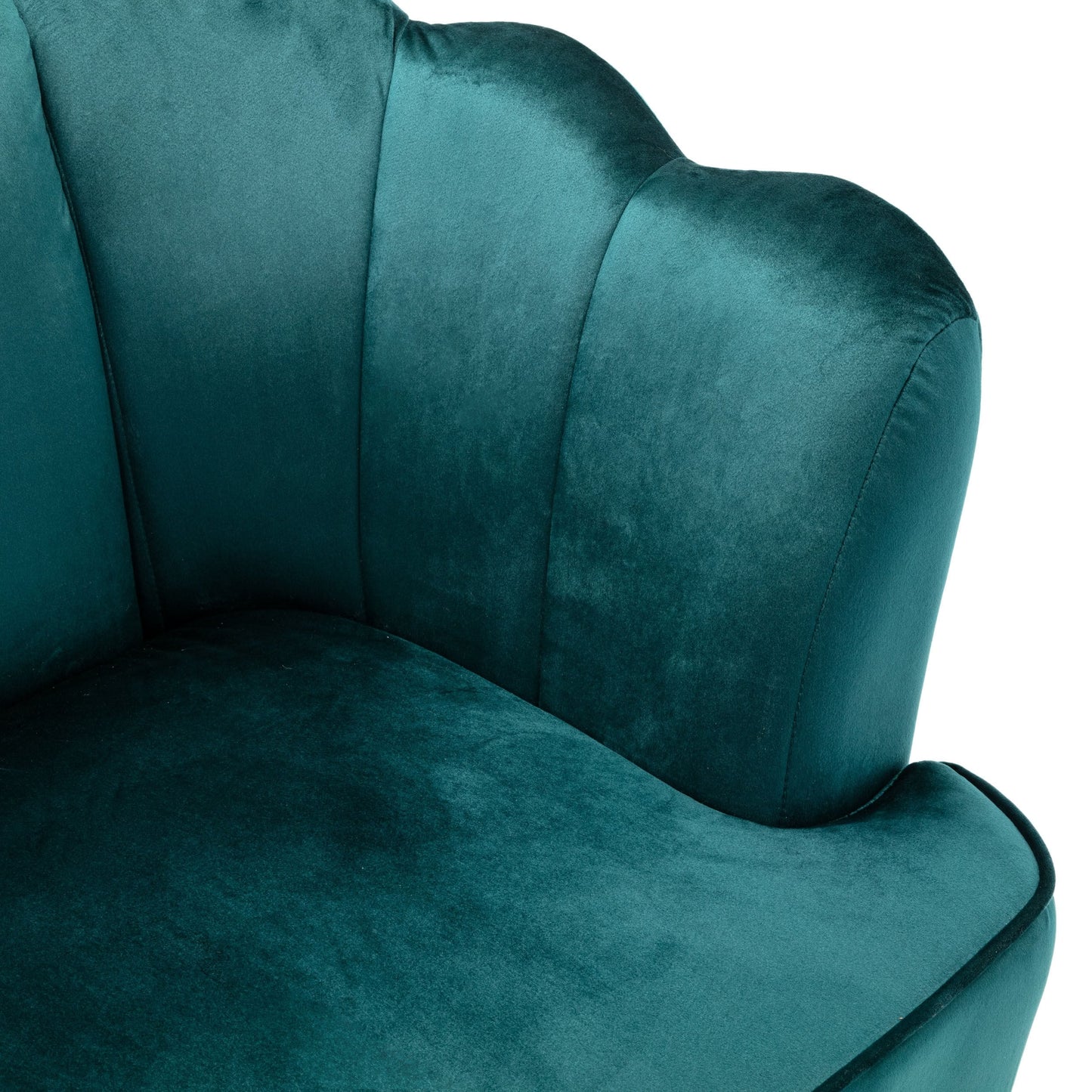 Canapé 3 places Reitz Glam en velours par Christopher Knight Home - 76,25 L x 29,25 l x 33,50 H