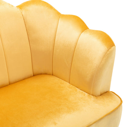 Canapé 3 places Reitz Glam en velours par Christopher Knight Home - 76,25 L x 29,25 l x 33,50 H
