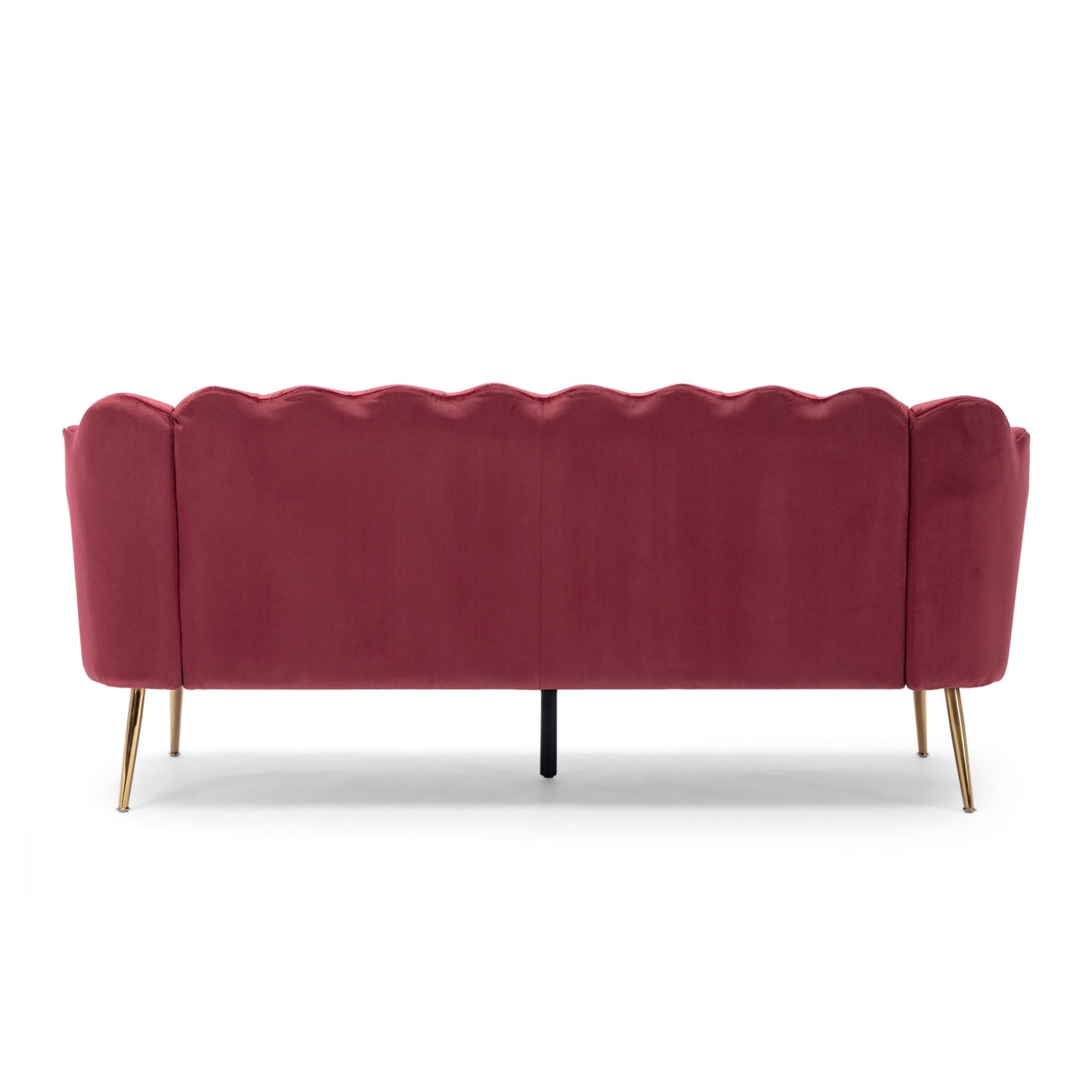 Canapé 3 places Reitz Glam en velours par Christopher Knight Home - 76,25 L x 29,25 l x 33,50 H