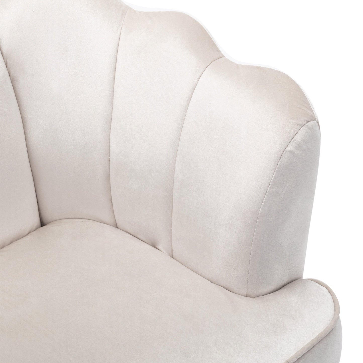 Canapé 3 places Reitz Glam en velours par Christopher Knight Home - 76,25 L x 29,25 l x 33,50 H