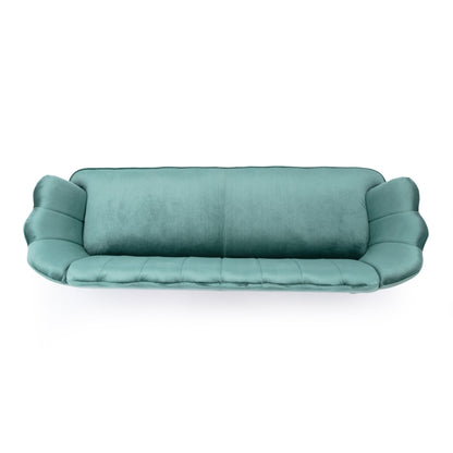 Canapé 3 places Reitz Glam en velours par Christopher Knight Home - 76,25 L x 29,25 l x 33,50 H