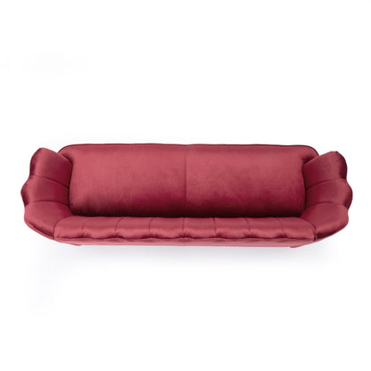 Canapé 3 places Reitz Glam en velours par Christopher Knight Home - 76,25 L x 29,25 l x 33,50 H