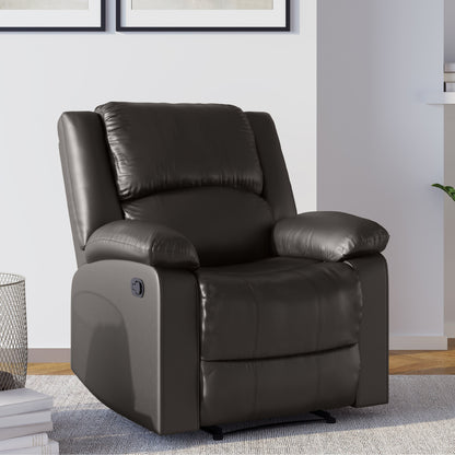 Relaxez-vous dans une chaise longue ? Fauteuil inclinable manuel Porter en similicuir par iLounge