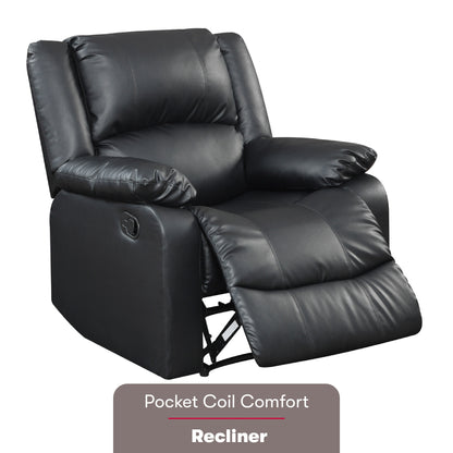 Relaxez-vous dans une chaise longue ? Fauteuil inclinable manuel Porter en similicuir par iLounge