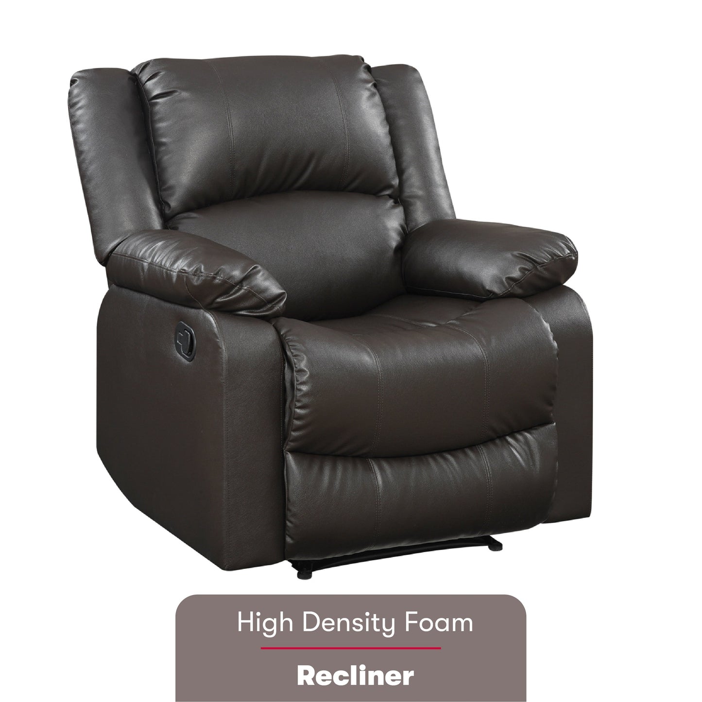 Relaxez-vous dans une chaise longue ? Fauteuil inclinable manuel Porter en similicuir par iLounge