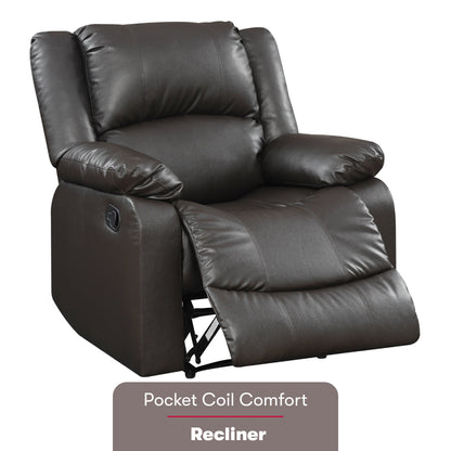 Relaxez-vous dans une chaise longue ? Fauteuil inclinable manuel Porter en similicuir par iLounge