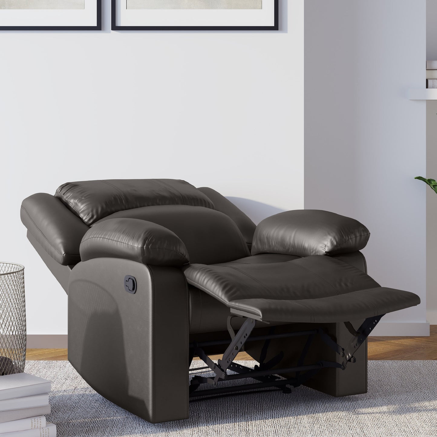 Relaxez-vous dans une chaise longue ? Fauteuil inclinable manuel Porter en similicuir par iLounge