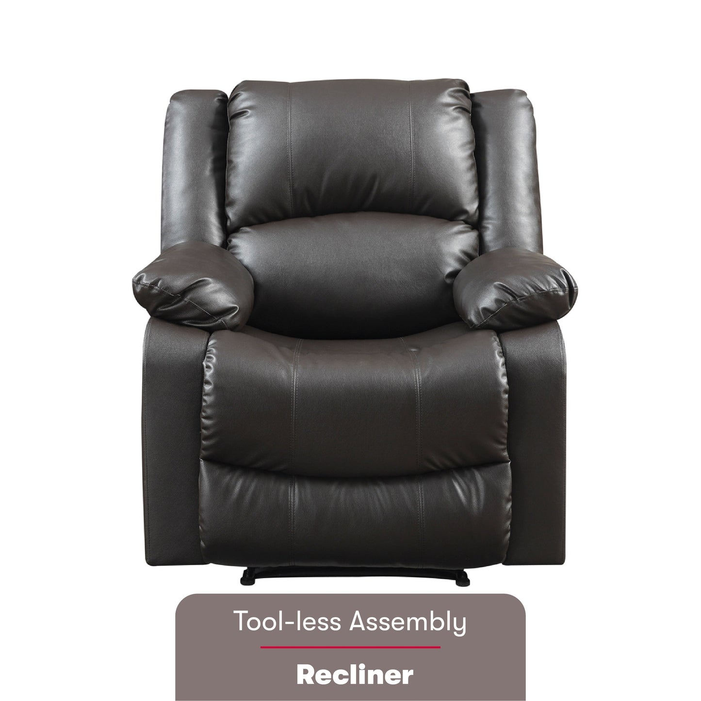 Relaxez-vous dans une chaise longue ? Fauteuil inclinable manuel Porter en similicuir par iLounge