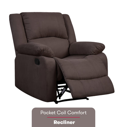 Relaxez-vous sur une chaise longue ? Fauteuil inclinable manuel Porter en microfibre par iLounge