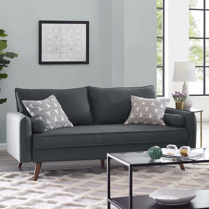 Canapé en tissu rembourré Carson Carrington Hedeby - 32,5 po L x 72 po l x 33,5 po H